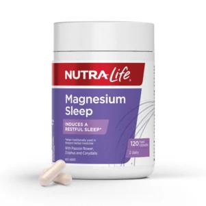(PRE ORDER) Nutra-Life Magnesium Sleep 120 Capsules shelf life 2yrs